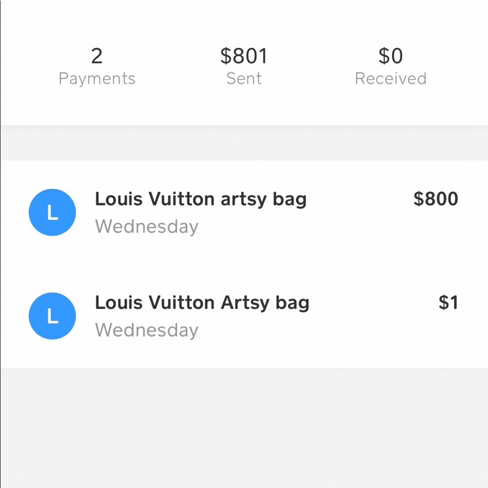 Louis Vuitton bought a bag never received it